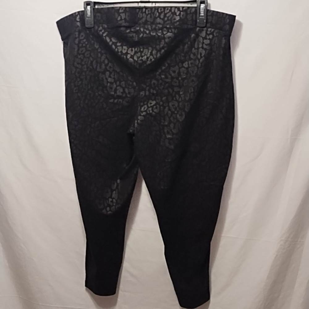 Torrid Black Leopard Print Pants - Picture 3 of 4